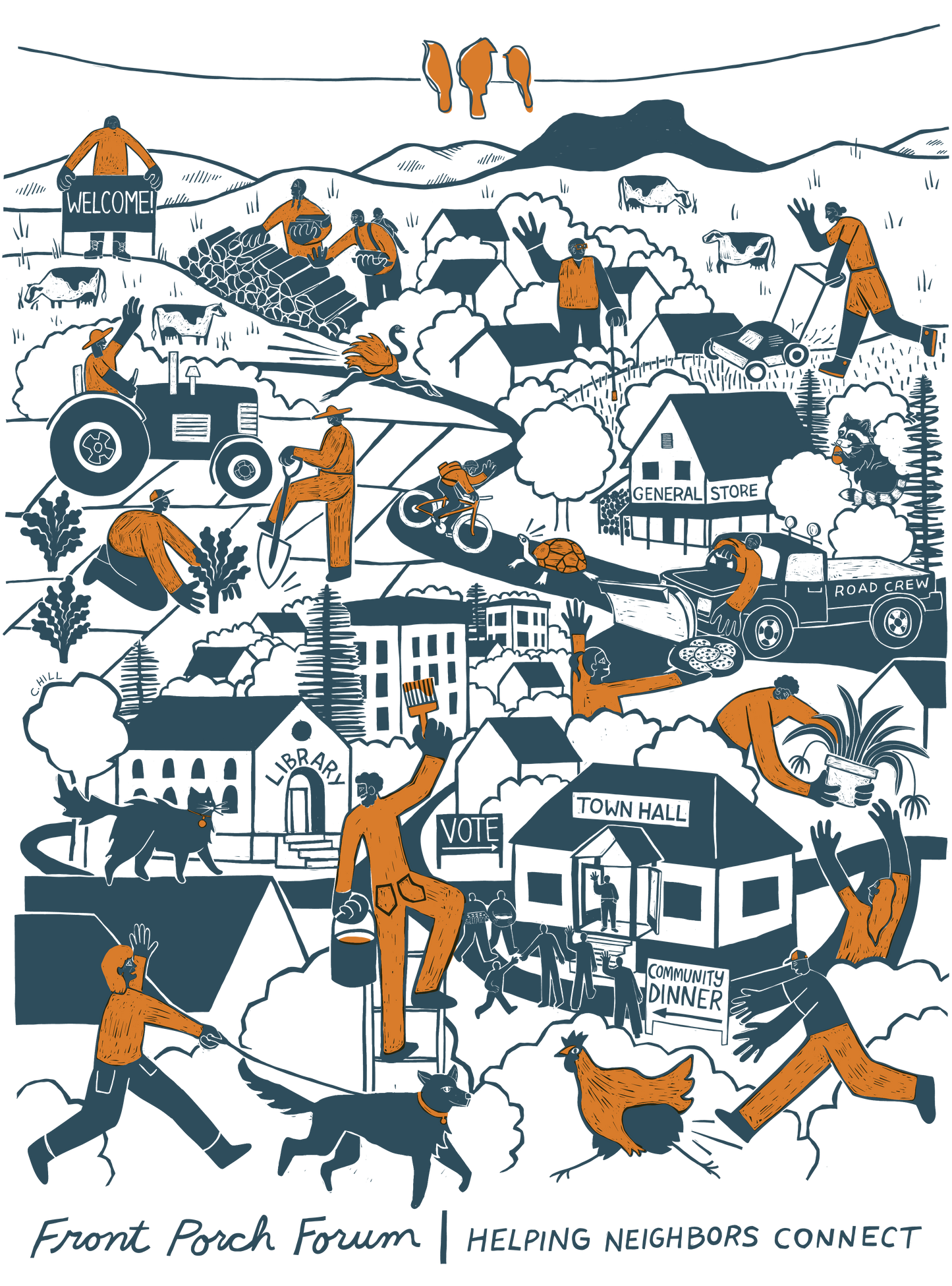 Christine Tyler Hill Limited Edition Poster