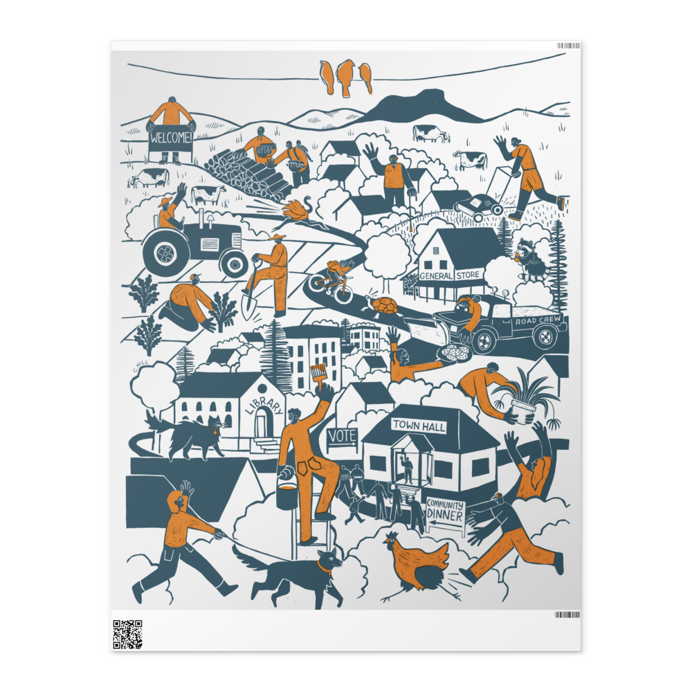 Christine Tyler Hill FPF Wrapping paper roll